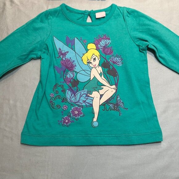 Disney - NWT - Tinkerbell zipped jacket and long sleeve T-shirt. 3-6 months - Picture 5 of 7